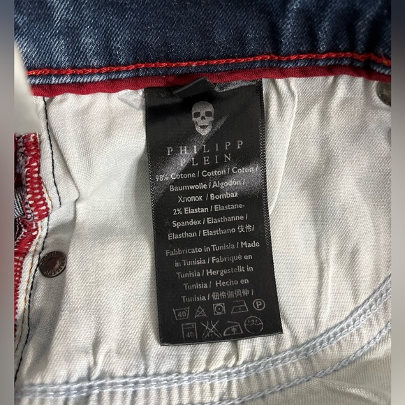 PHILIPP PLEIN jeans HOMME est 1978 limited edition luxury from Switzerland sz 32 - Picture 8 of 15